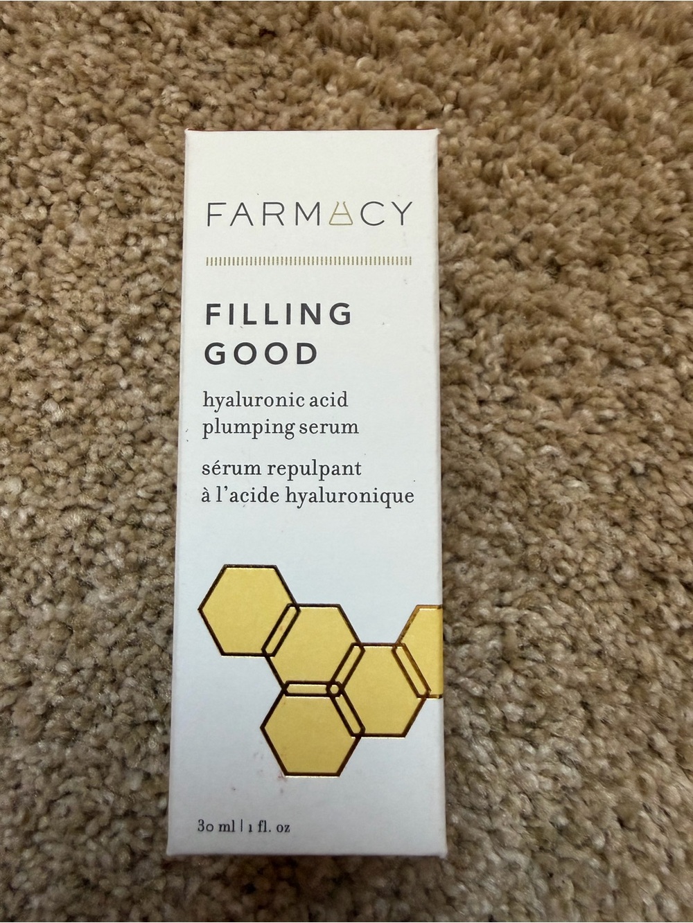 Brand New In Box Farmacy Filling Good Hyaluronic Acid Plumping Serum